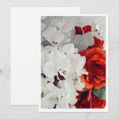 Radiant Rose Wedding Invitation Einladung (Vorne/Hinten)