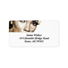 Radiant Royalty: Diva-ish Delights Label Adressaufkleber