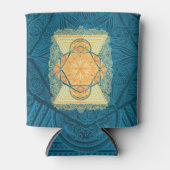 Radiant Sacred Geometry Mandala Dosenkühler (Vorderseite)