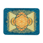 Radiant Sacred Geometry Mandala Magnet (Horizontal)