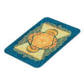 Radiant Sacred Geometry Mandala Magnet (Linke Seite)