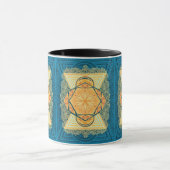 Radiant Sacred Geometry Mandala Tasse (Zentrum)
