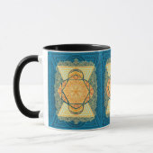 Radiant Sacred Geometry Mandala Tasse (Links)
