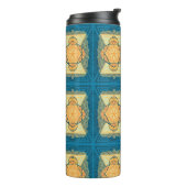 Radiant Sacred Geometry Mandala Thermosbecher (Nach links gedreht)