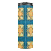 Radiant Sacred Geometry Mandala Thermosbecher (Rückseite)