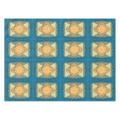 Radiant Sacred Geometry Mandala Tischdecke (Vorderseite (Horizontal))