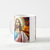 Radiant Savior Art Kaffeetasse (Vorderseite Links)