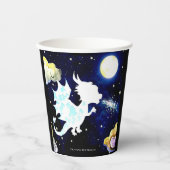 Radiant Simple Dragon Birthday Pappbecher (Vorderseite)