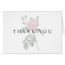 Radiant Single Rose Floral Vielen Dank