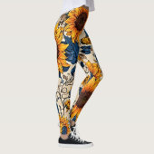 Radiant Sonnenblumen Bliss: Vibrance mit unserem Leggings (Rechts)
