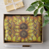 Radiant Sonnenblumengestanztes Glas Seidenpapier (Geschenk)