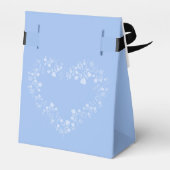 Radiant Sparkling Spring Blooms Wedding Geschenkschachtel (Rückseite)