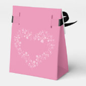 Radiant Sparkling Spring Blooms Wedding Geschenkschachtel (Rückseite)