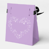 Radiant Sparkling Spring Blooms Wedding Geschenkschachtel (Rückseite)