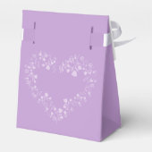 Radiant Sparkling Spring Blooms Wedding Geschenkschachtel (Rückseite)