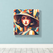 "Radiant Spritzen" Leinwanddruck (Insitu (Holzboden))