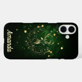 Radiant Stag in Gold Case-Mate iPhone Hülle (Rückseite (Horizontal))