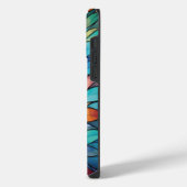 Radiant Stated Glass Bloom iPhone Hülle (Linke Seite)