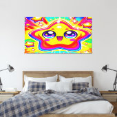 "Radiant Sternexplosion Joy Wall Art" Leinwanddruck (Insitu (Schlafzimmer))
