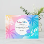 Radiant Summer Party Einladung (Stehend Vorderseite)