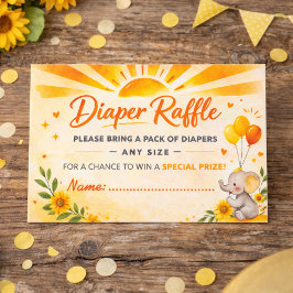 Radiant Sun Baby Detail Design Begleitkarte