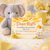 Radiant Sun Baby Detail Design Begleitkarte