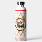 "Radiant Sun Design" Trinkflasche (links)