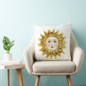 Radiant Sun Face Kissen (Stuhl )