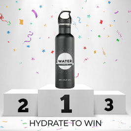 Radiant Sun Water Quote with Good Day Bar Edelstahlflasche