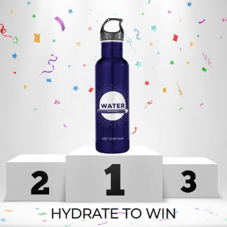 Radiant Sun Water Quote with Good Day Bar Edelstahlflasche