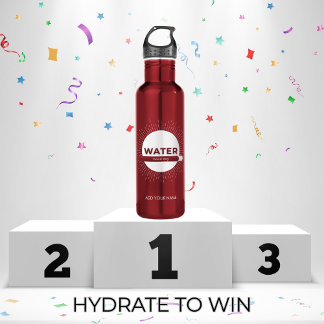 Radiant Sun Water Quote with Good Day Bar Edelstahlflasche