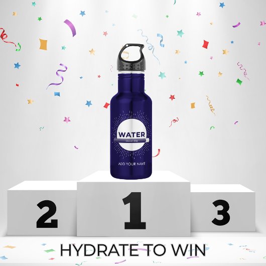 Radiant Sun Water Quote with Good Day Bar Edelstahlflasche