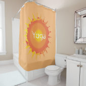 Radiant Sun Yoga Duschvorhang (Beispiel)
