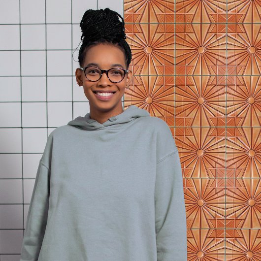 Radiant Sunburst Warme Terracotta Fliese