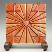 Radiant Sunburst Warme Terracotta Fliese