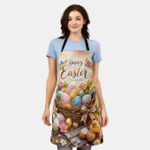 Radiant Sunrise Happy Easter Schürze (Getragen)