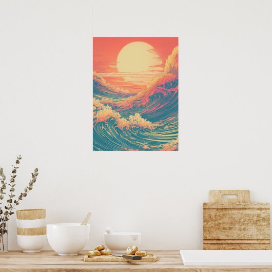 Radiant Tide Poster (Küche)