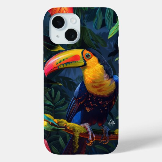 Radiant Toucan Case-Mate iPhone Hülle (Rückseite)