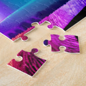 Radiant Tree of Life mit Rainbow Background Puzzle (Seite)