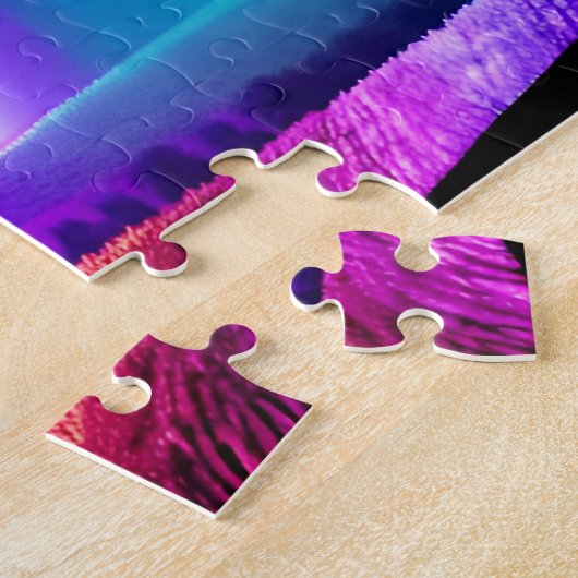 Radiant Tree of Life mit Rainbow Background Puzzle (Seite)