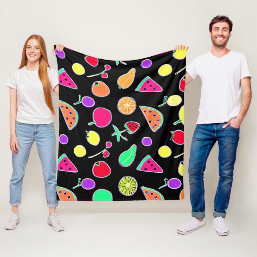 Radiant Tropic Neon Magic Fleecedecke (Beispiel)