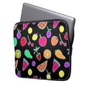 Radiant Tropic Neon Magic Laptopschutzhülle (Vorderseite Links)