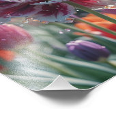 Radiant Tulip Fantasy Fotodruck (Ecke)