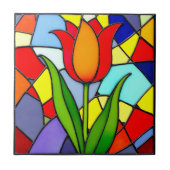 Radiant Tulip Mosaic Fliese (Vorderseite)