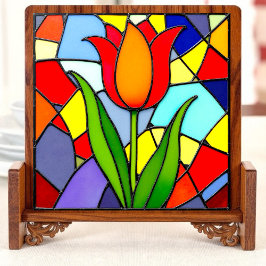 Radiant Tulip Mosaic Fliese