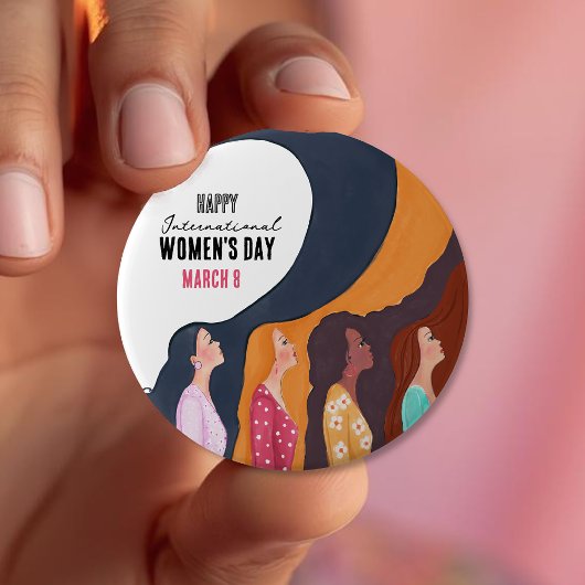 Radiant Unity Frohen Internationalen Frauentag Pro Button