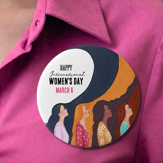  Radiant Unity Happy Women's Day Profile Button 