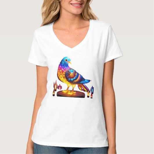 Radiant Urban Pigeon T-Shirt (Vorderseite)