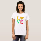 Radiant Valentine's Day T-Shirt: Zeigen Sie Ihre L T-Shirt (Vorne ganz)