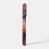 Radiant Whirl - Abstract Color Burst Iphone Case Hülle (Rechte Seite)